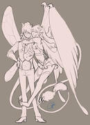 Example 4 - Character n left (c) Shunuko@BlueSky Example 4 - Character n left (c) Shunuko@BlueSky