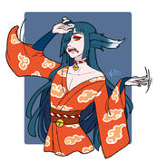 Example 10 - Character (c) Shunuko@BlueSky